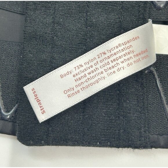 Cacique Black Strapless Bra - Picture 5 of 7